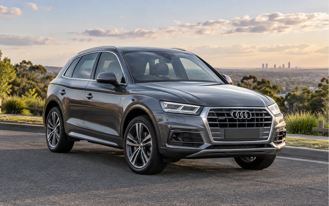 Editorial image of an Audi Q5 in a South East Queensland setting