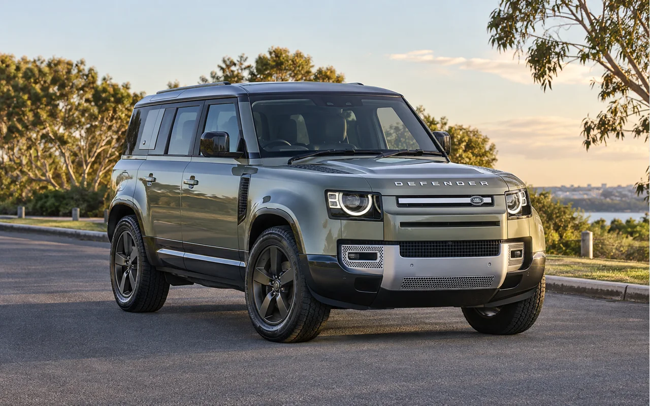 Editorial image of a Land Rover Defender in a South East Queensland setting