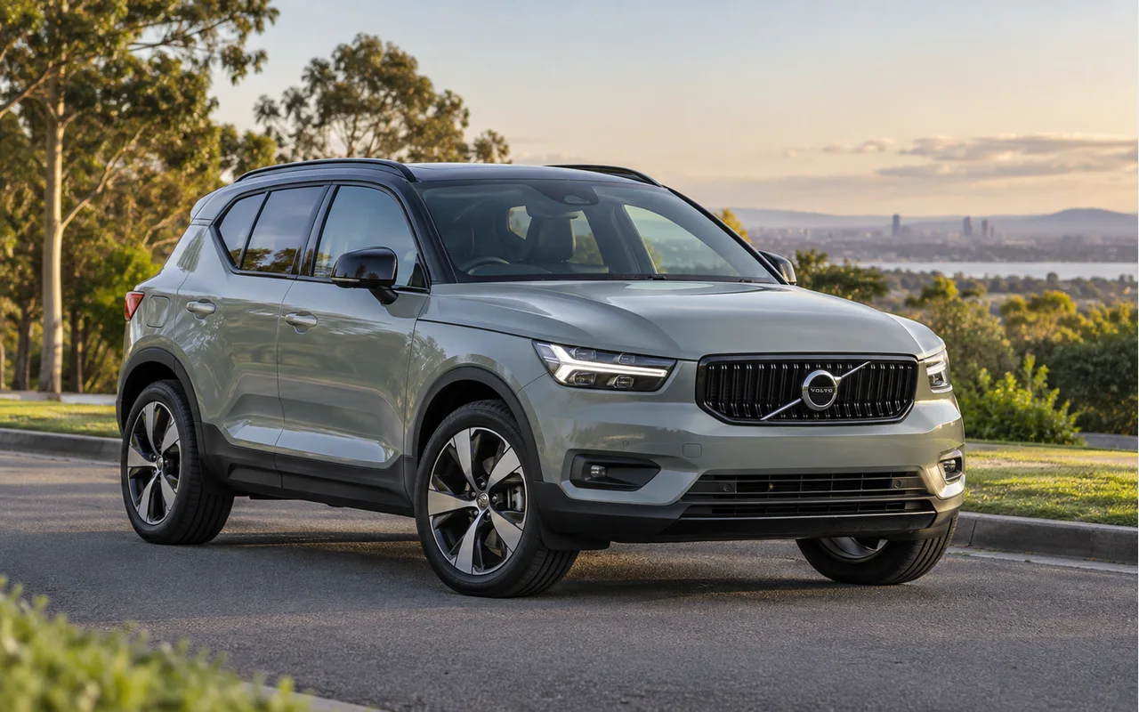 Editorial image of a Volvo XC40 in a South East Queensland setting