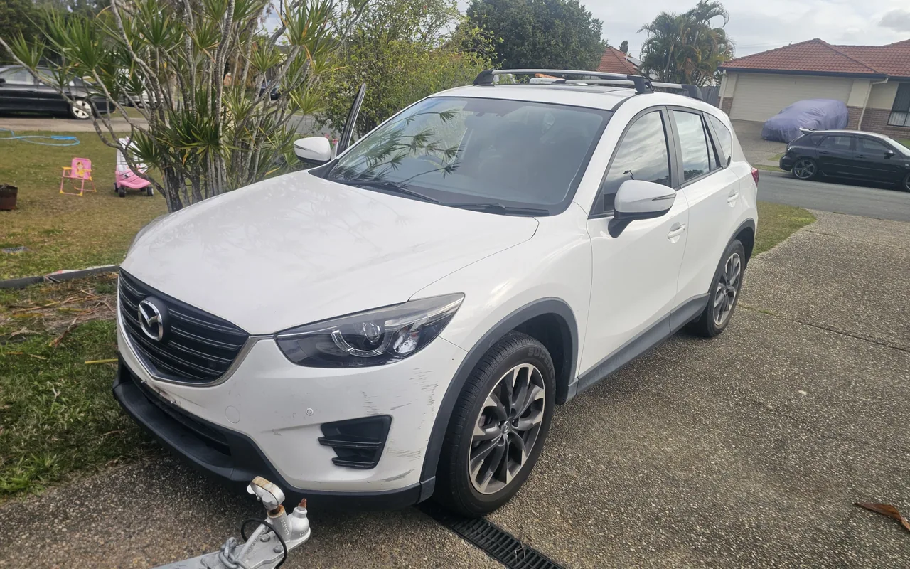 White Mazda CX-5 from the AK Cash for Cars purchase collection